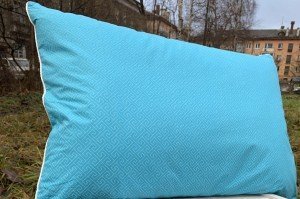 подушка сити (полупуховый второй категории, 50 × 70, 100 % хлопок, пуходержащий тик )