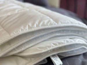 одеяло tencel bio comfort (145 × 205, tencell, волокно эвкалиптового дерева, 250 гр/м2, перкаль, 100% хлопок, белый)
